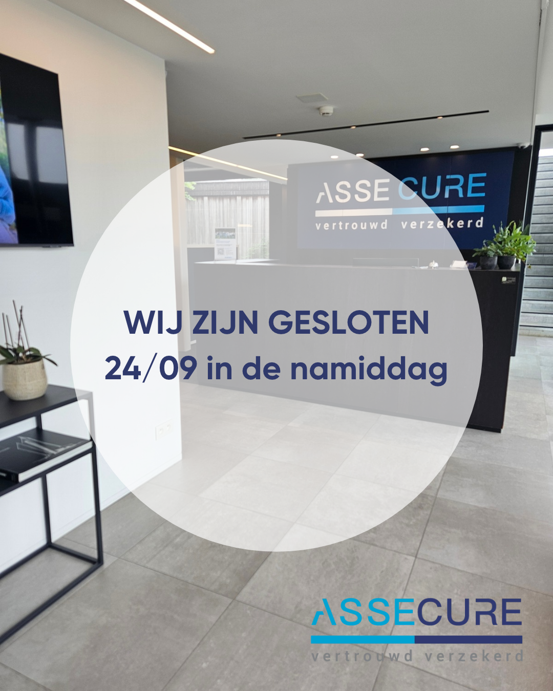 Even achter de schermen bezig op donderdagnamiddag 24/09
